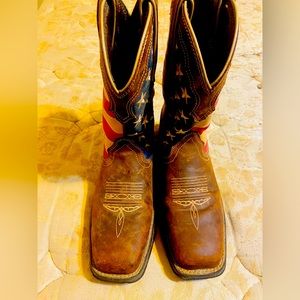 Lady Durango Rebel Flag Work Boots